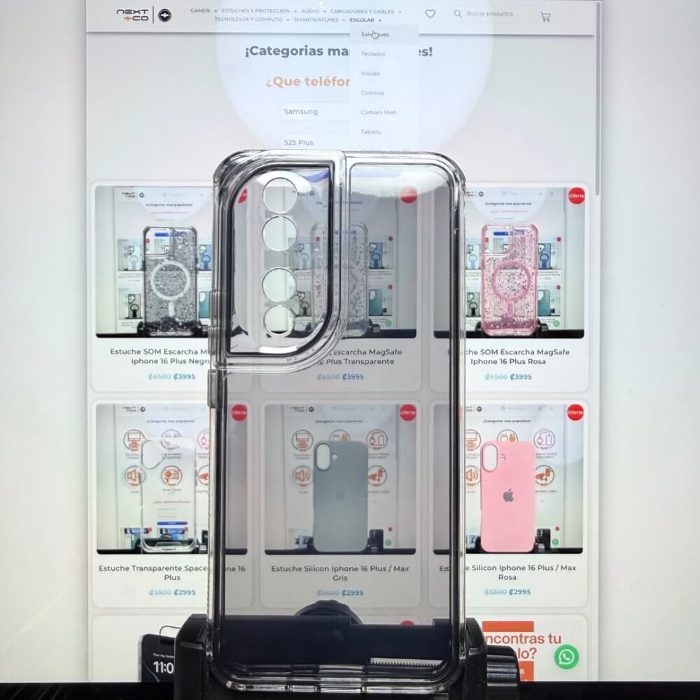 Estuche Space Cristal Honor 90 Negro