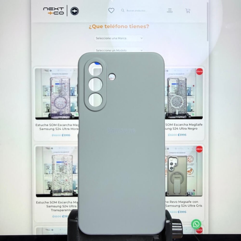 Estuche Silicon Samsung A26 Gris