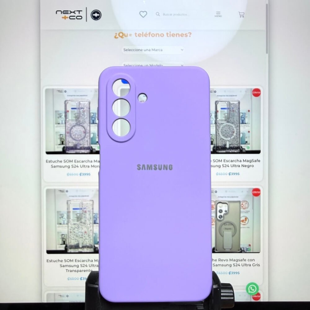 Estuche Silicon Samsung A26 Lila