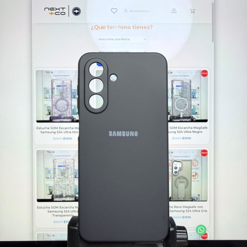 Estuche Silicon Samsung A26 Negro