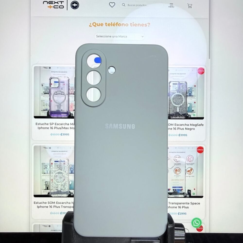 Estuche Silicon Samsung A36 Gris