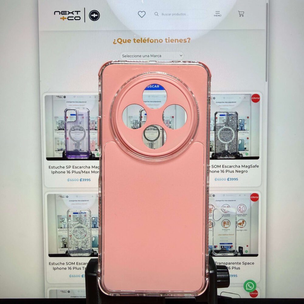 Estuche Protective 3 en 1 Redmi 14C Salmon