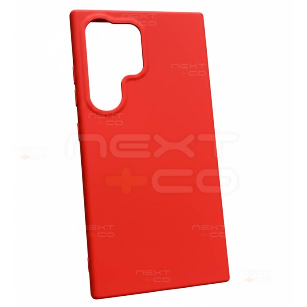 Estuche Silicon S24 Ultra Rojo