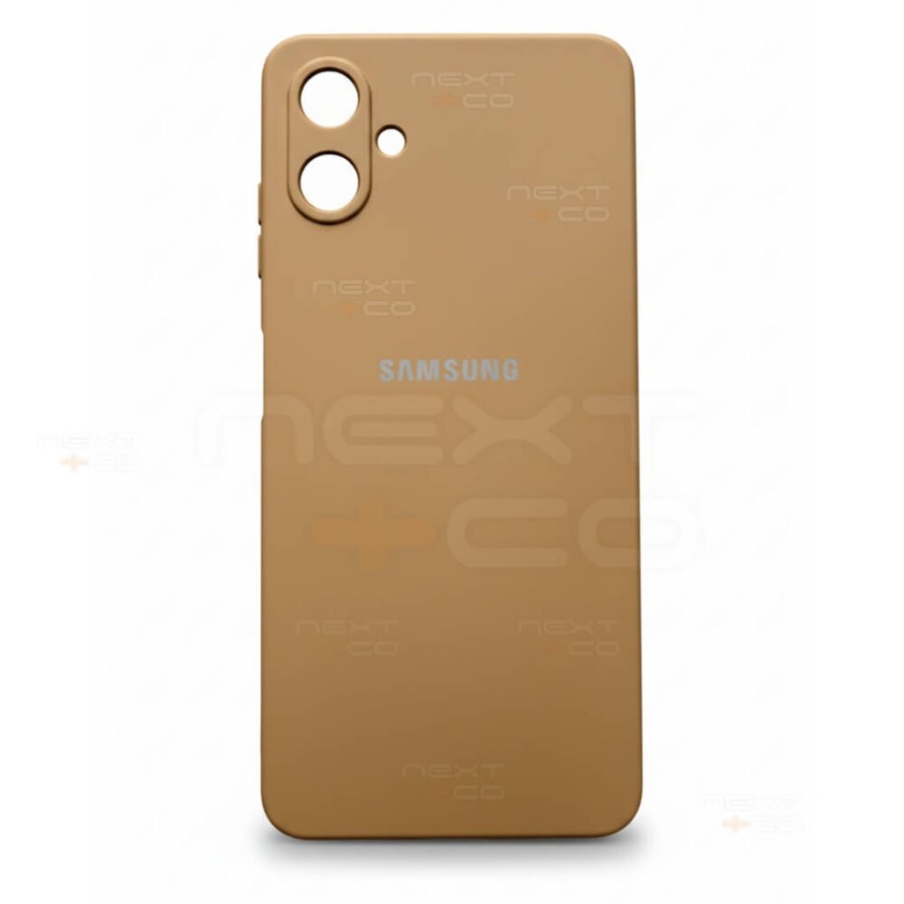Estuche Silicon Samsung A06 Cafe