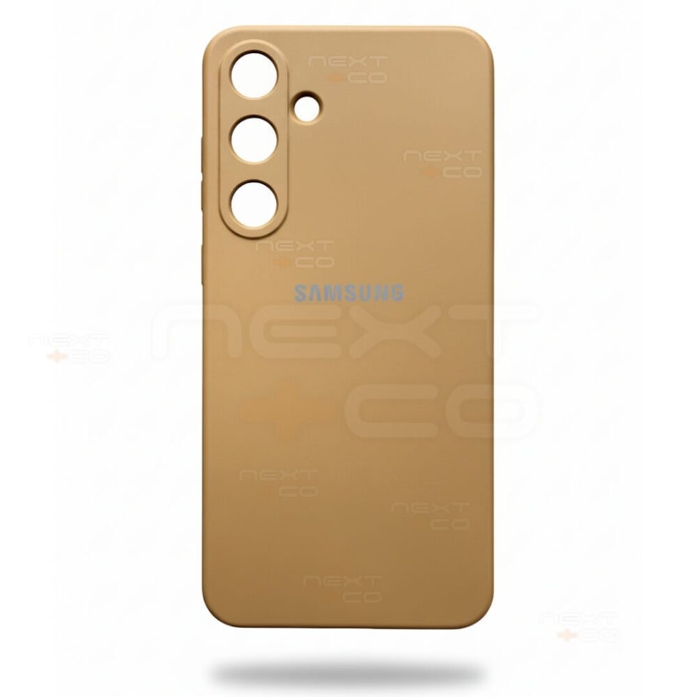 Estuche Silicon Samsung S24 Plus Cafe