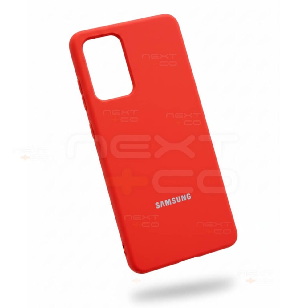 Estuche Silicon Samsung A52 Rojo
