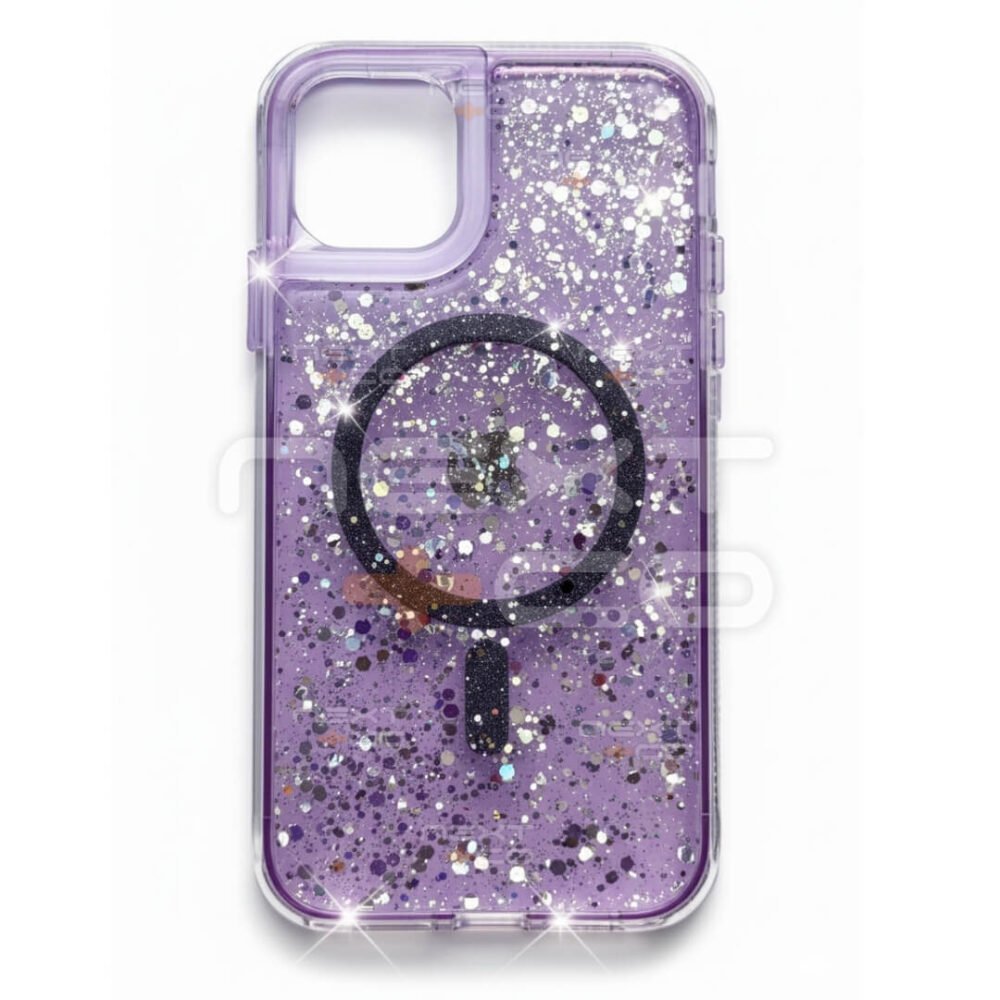 Estuche SOM Escarcha MagSafe Iphone 11 Morado