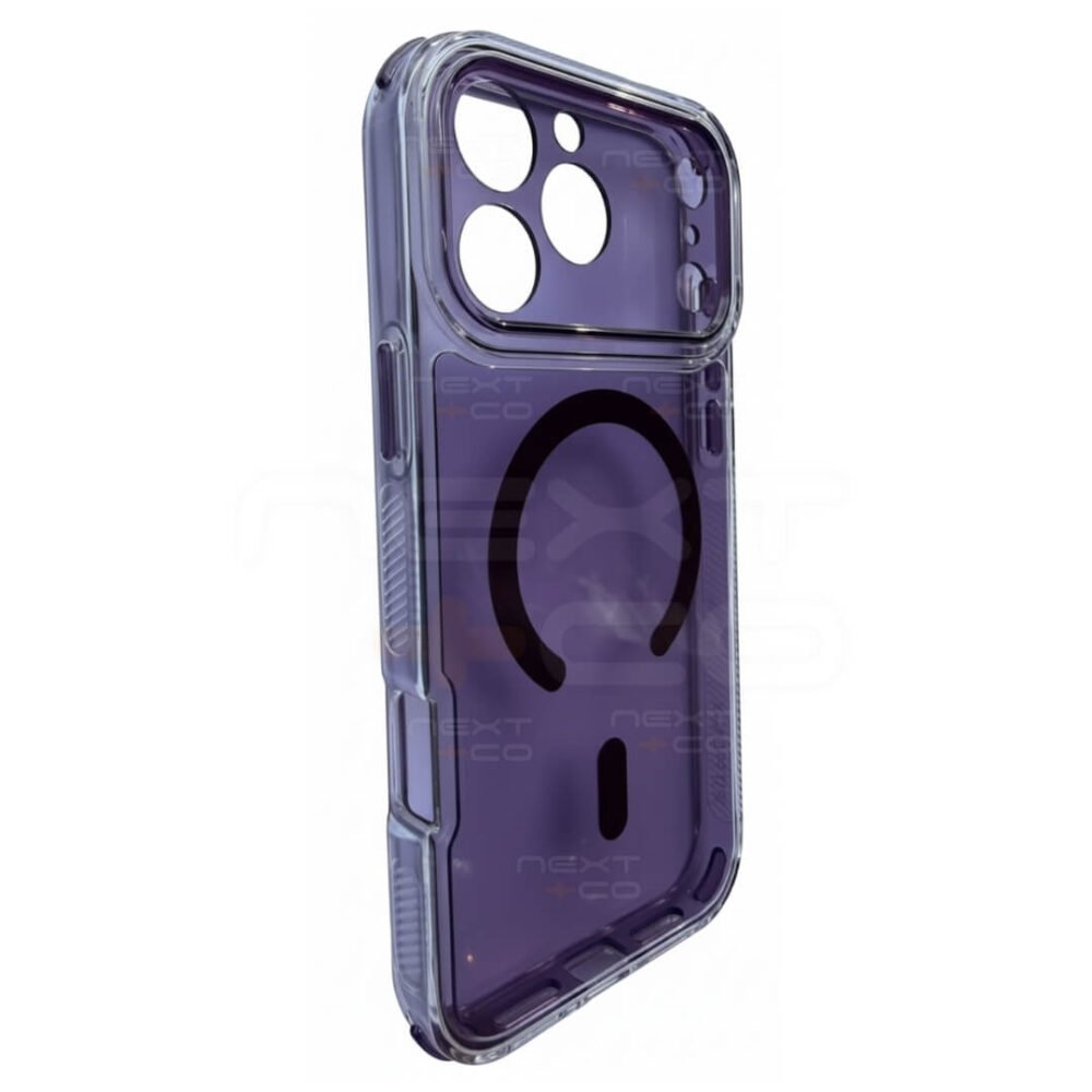 Estuche Space Cristal MagSafe Iphone 17 Pro Lila