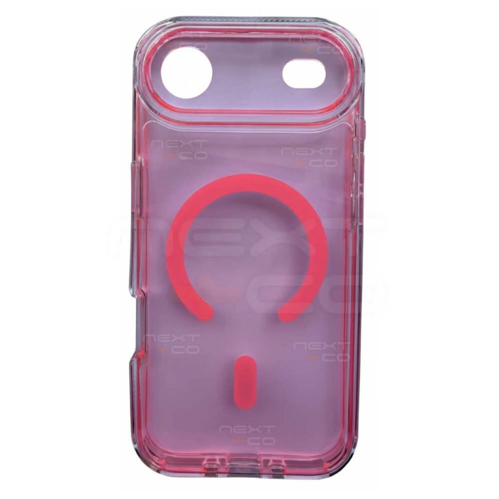 Estuche Space Cristal MagSafe Iphone 17 Air Rosa