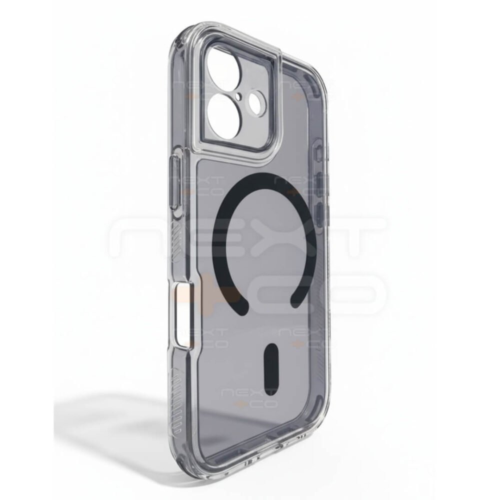 Estuche Space Cristal MagSafe Iphone 17 Negro