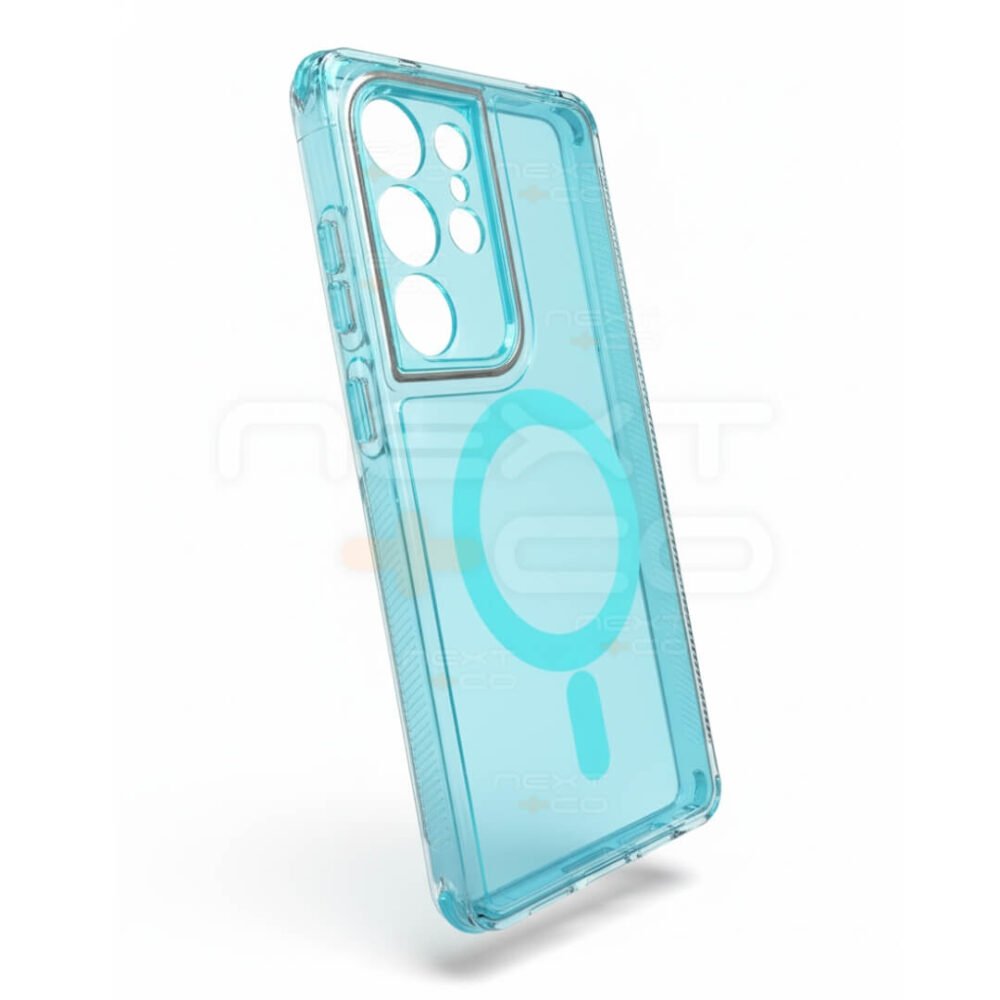 Estuche Space Cristal MagSafe Samsung S25 Ultra Turquesa