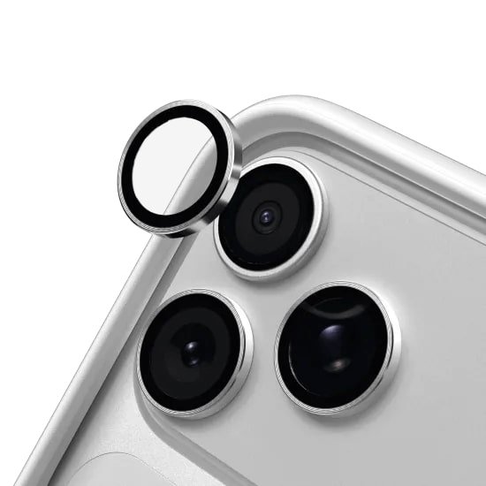 Protector de Camara Individual Liso Iphone 17 Pro / 17 Pro Max Plateado