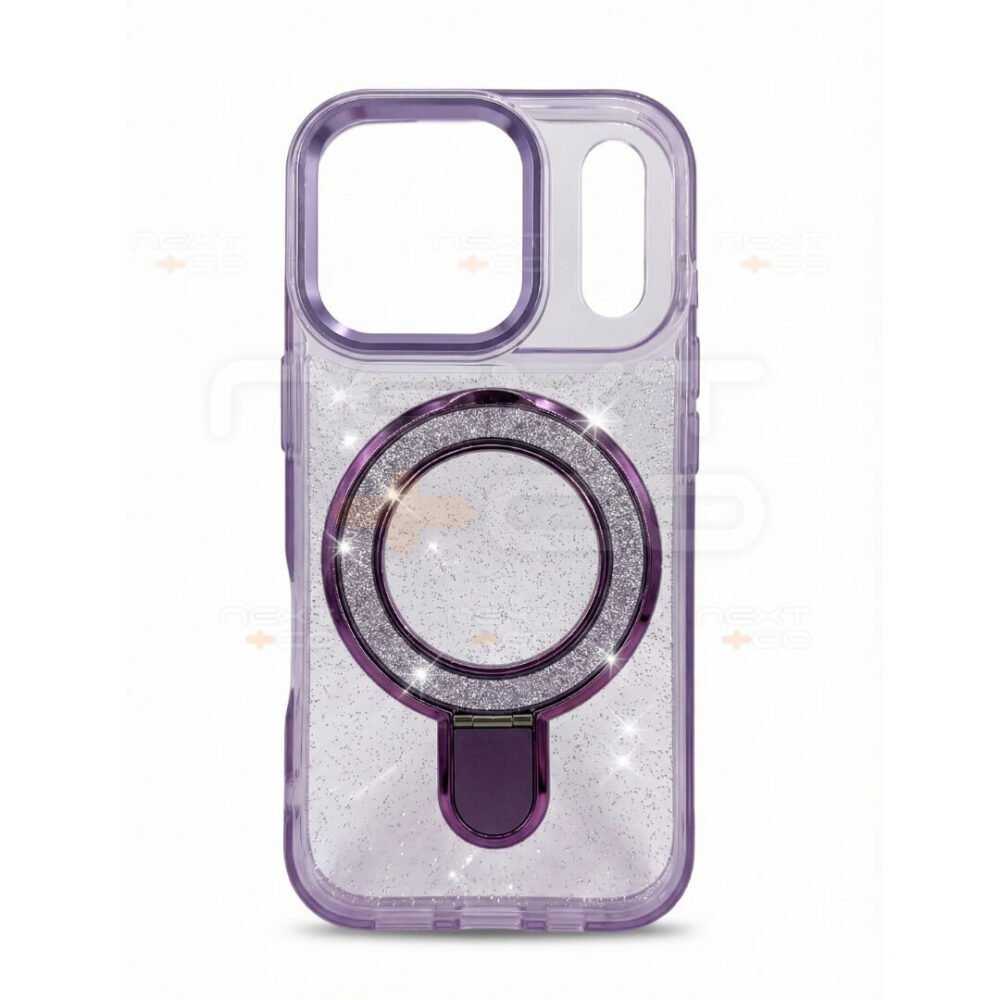 Estuche Escarchado Unique MagSafe Iphone 17 Pro Max Morado