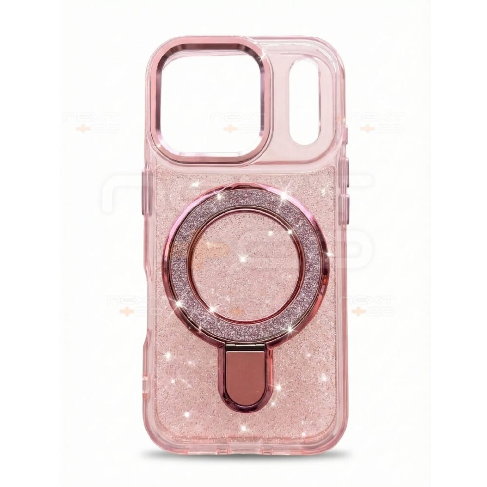 Estuche Escarchado Unique MagSafe Iphone 17 Pro Max Rosa