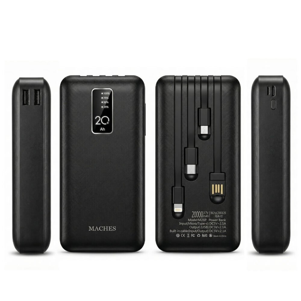 Bateria Respaldo 20.000 mAh M26