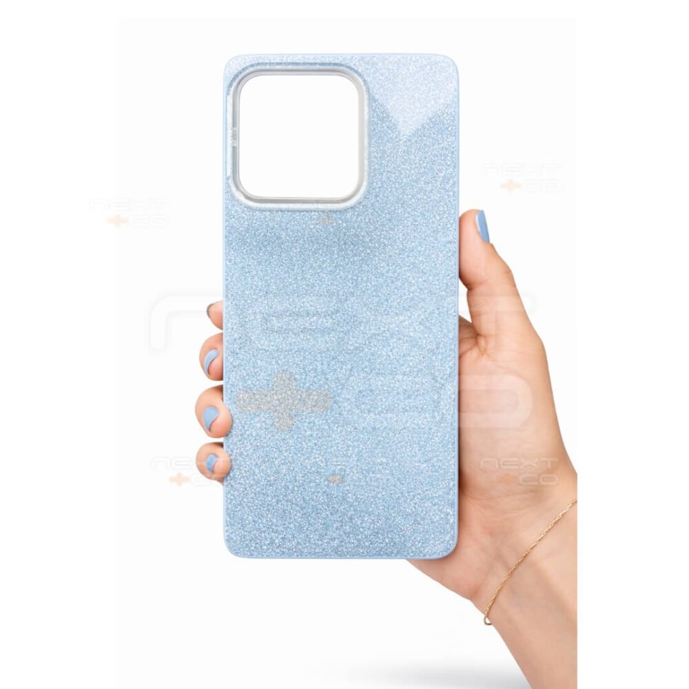 Estuche Escarcha Fashion Motorola Edge 60 Pro Celeste