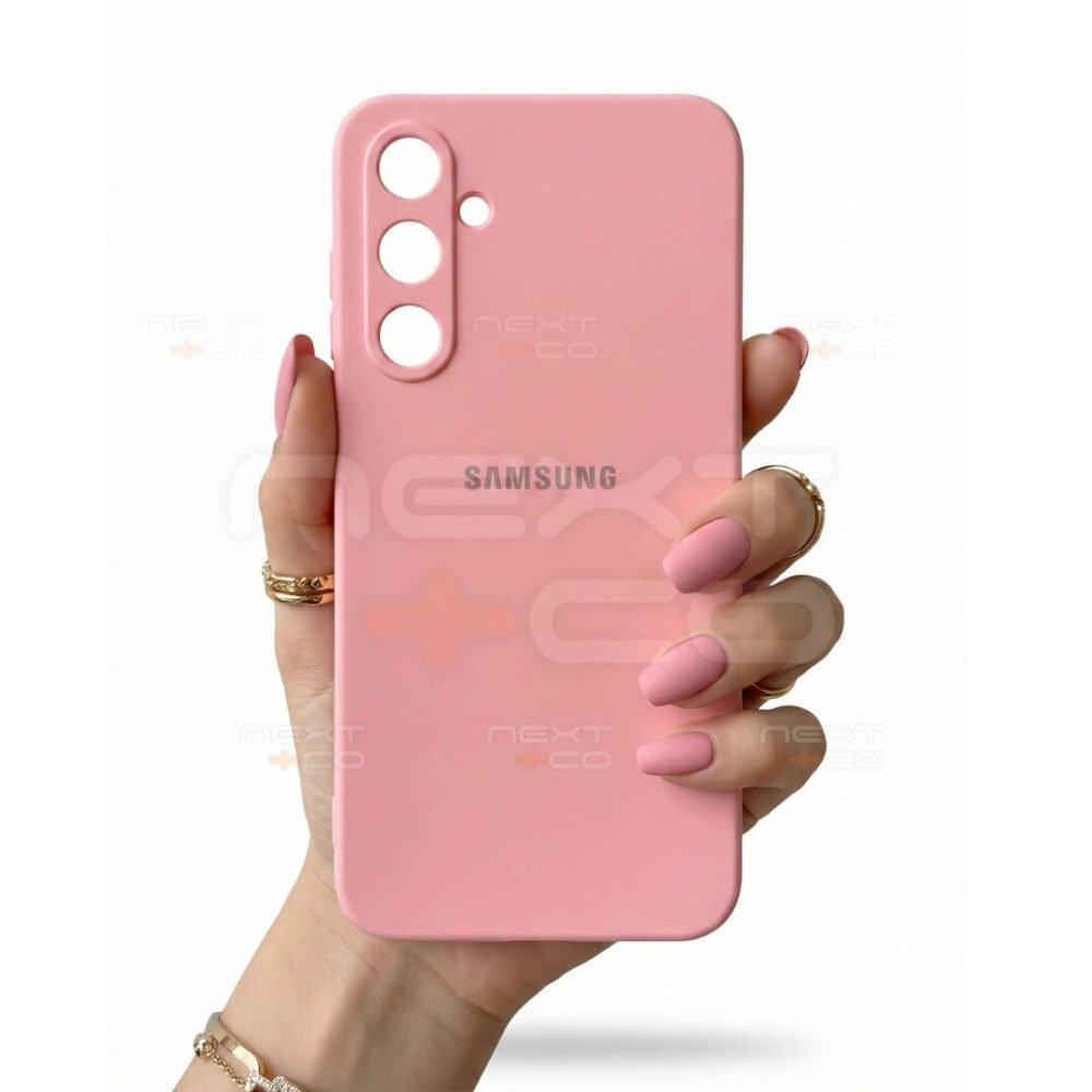 Estuche Silicon Samsung A55 Rosa