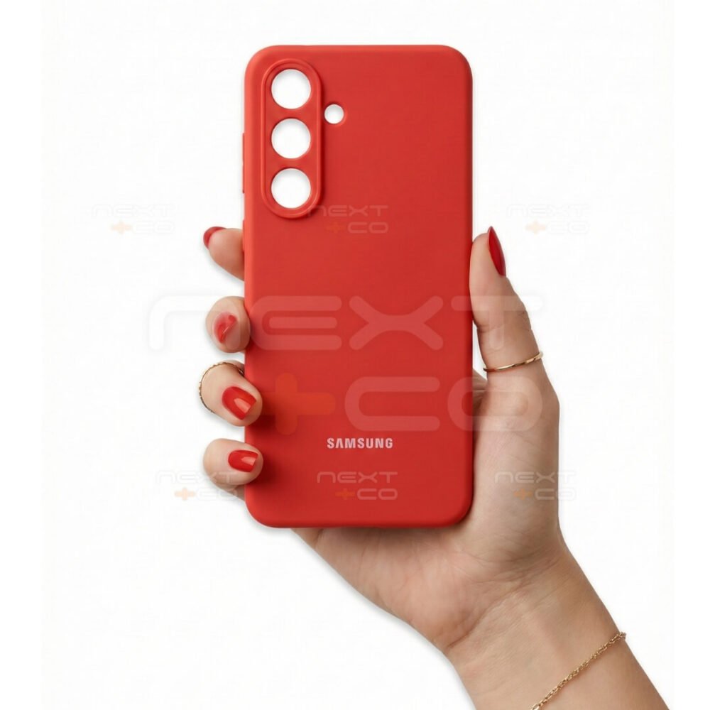 Estuche Silicon Samsung S25 FE Rojo