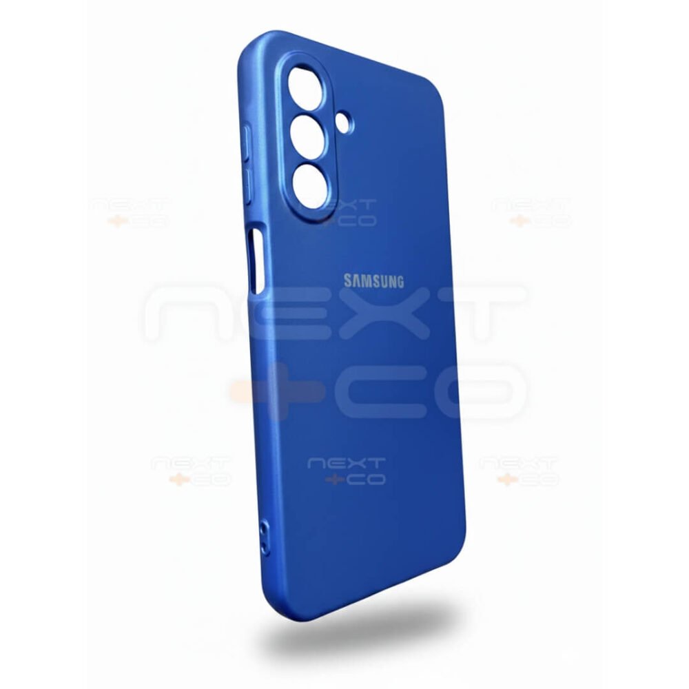 Estuche Silicon Samsung A26 Azul Metalico