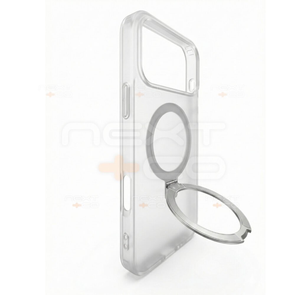 Estuche Fash Revo MagSafe Soporte Iphone 17 Pro Max Transparente