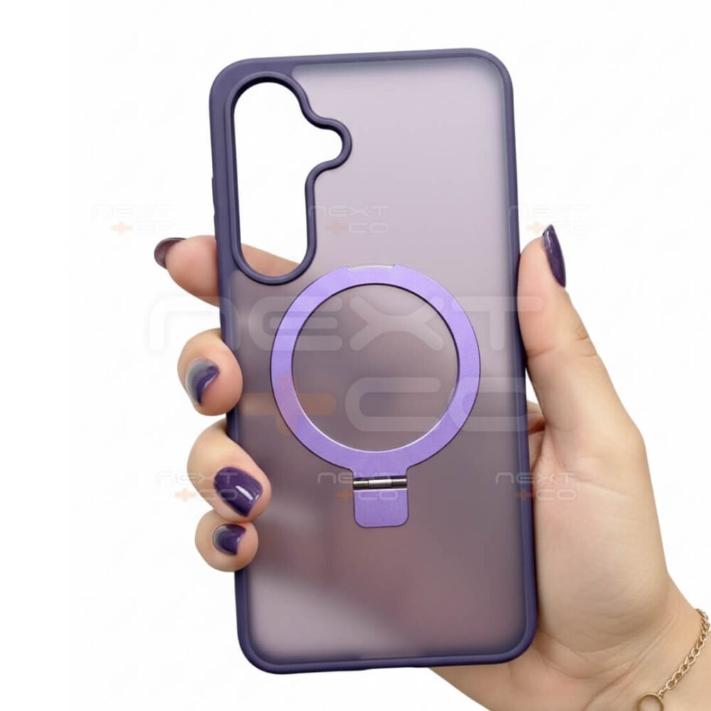 Estuche Fash Revo MagSafe Soporte Samsung S25 FE Morado