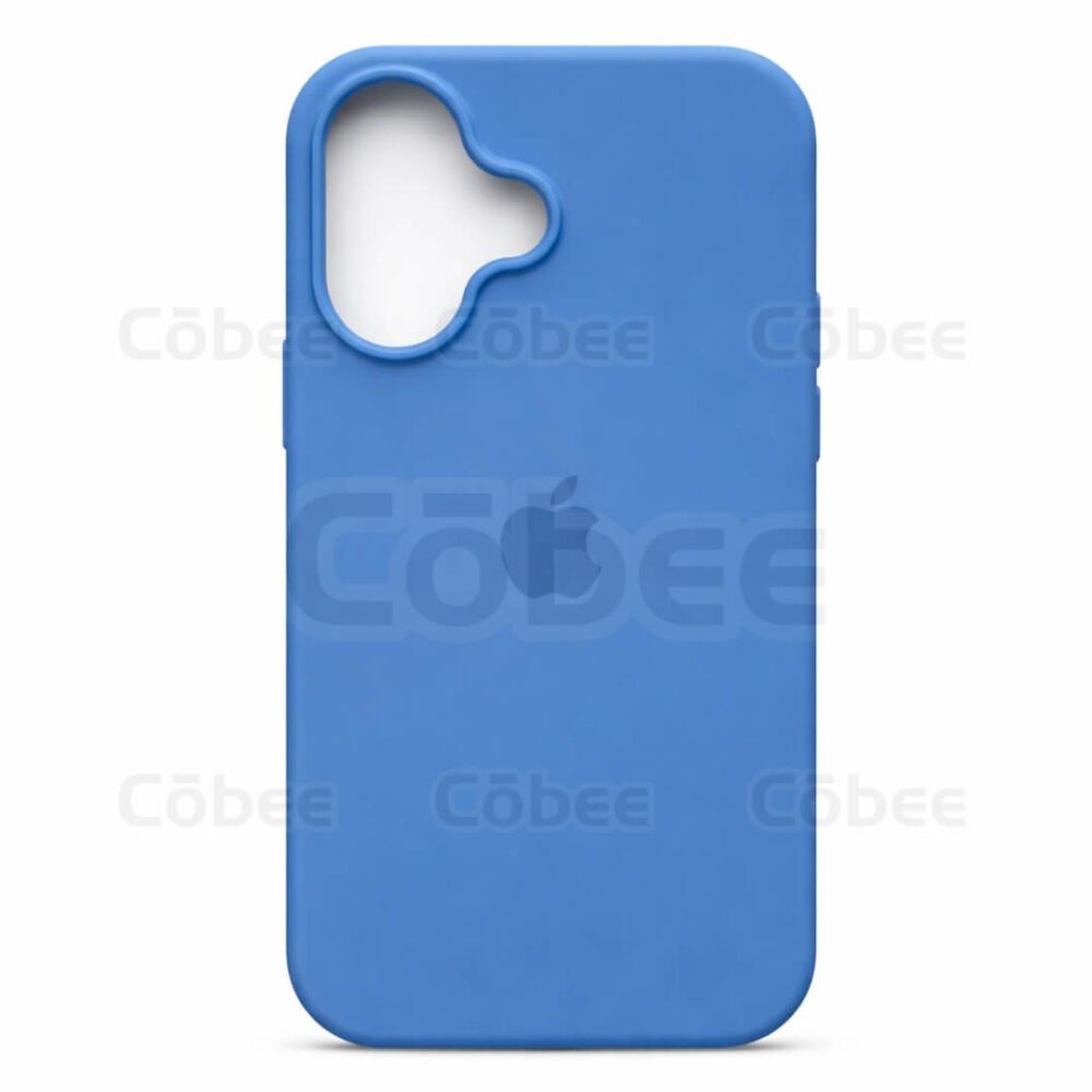 Estuche Silicon Iphone 16 Azul Claro
