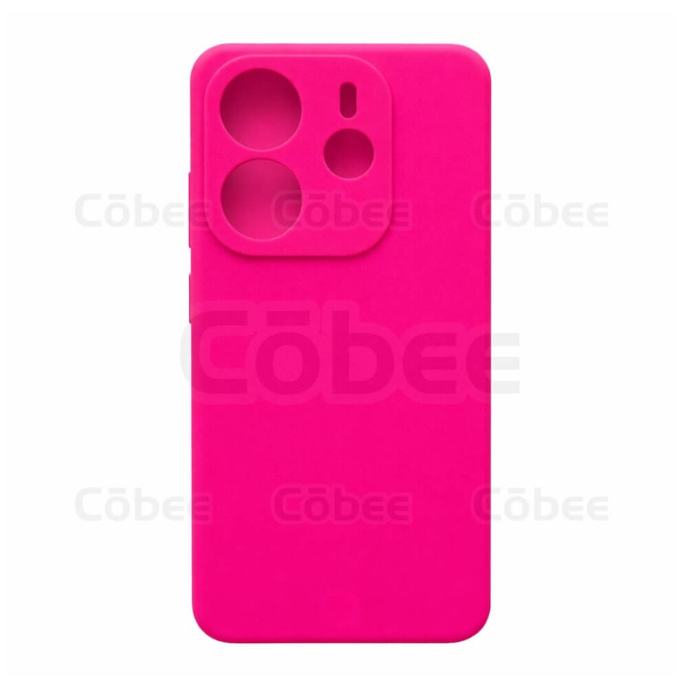 Estuche Silicon Redmi Note 14 4g Fucsia