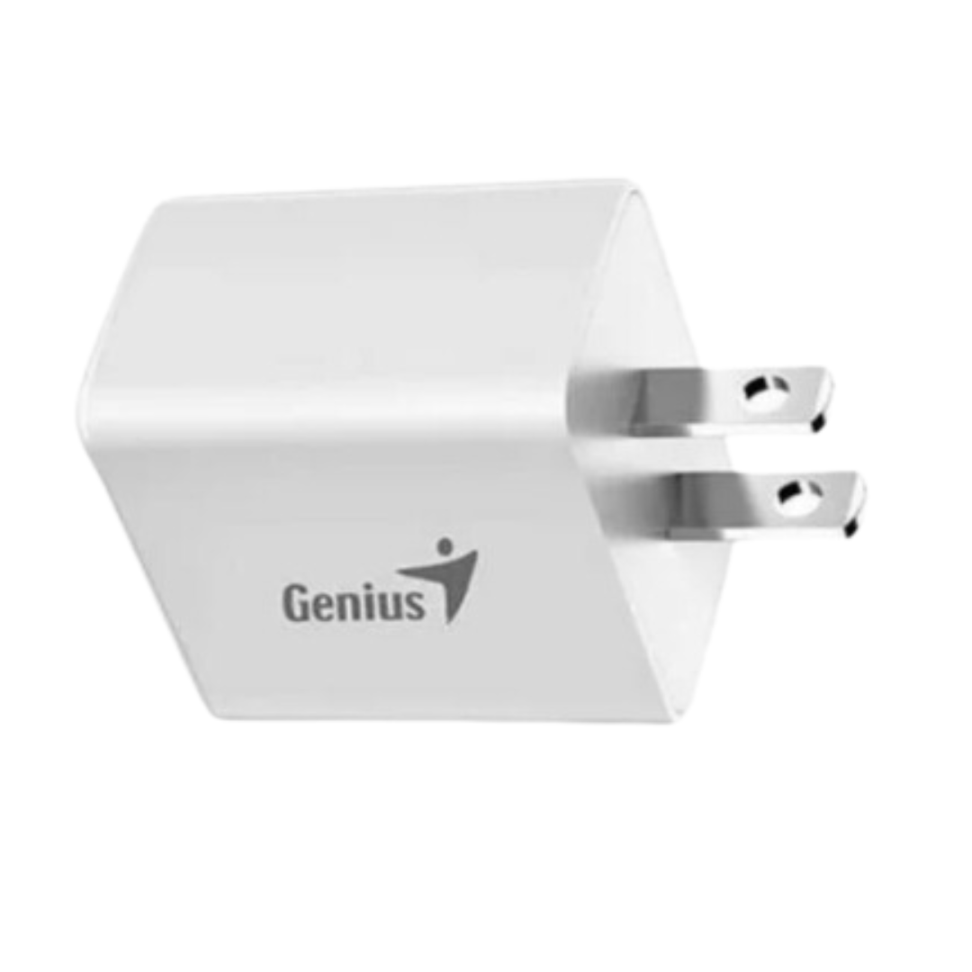 CARGADOR DE PARED GENIUS PD-20ACP US WHITE 32590009401