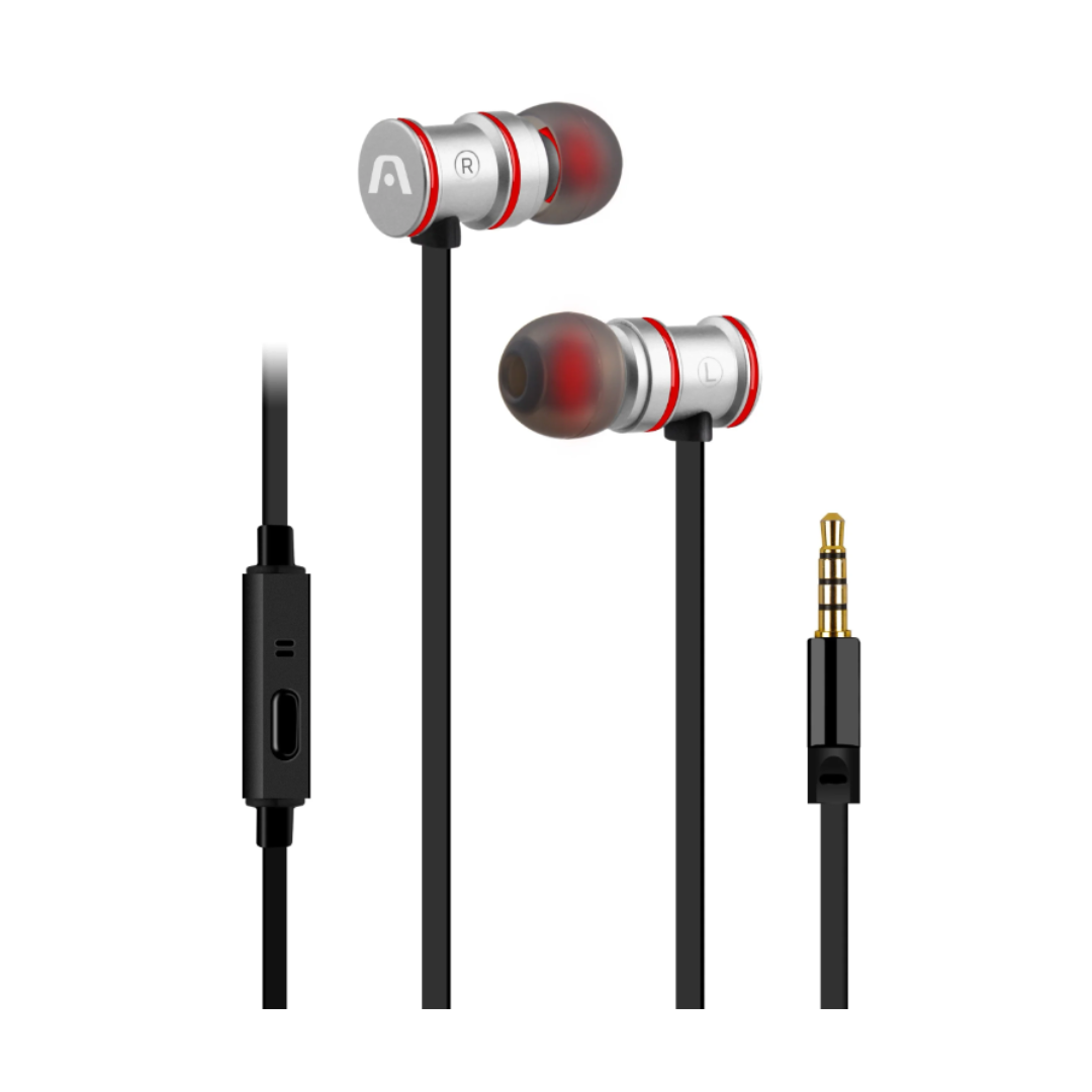 AUDIFONO ARGOM ULTIMATE SOUND KLASS 3.5MM SILVER ARG-HS-0628SL