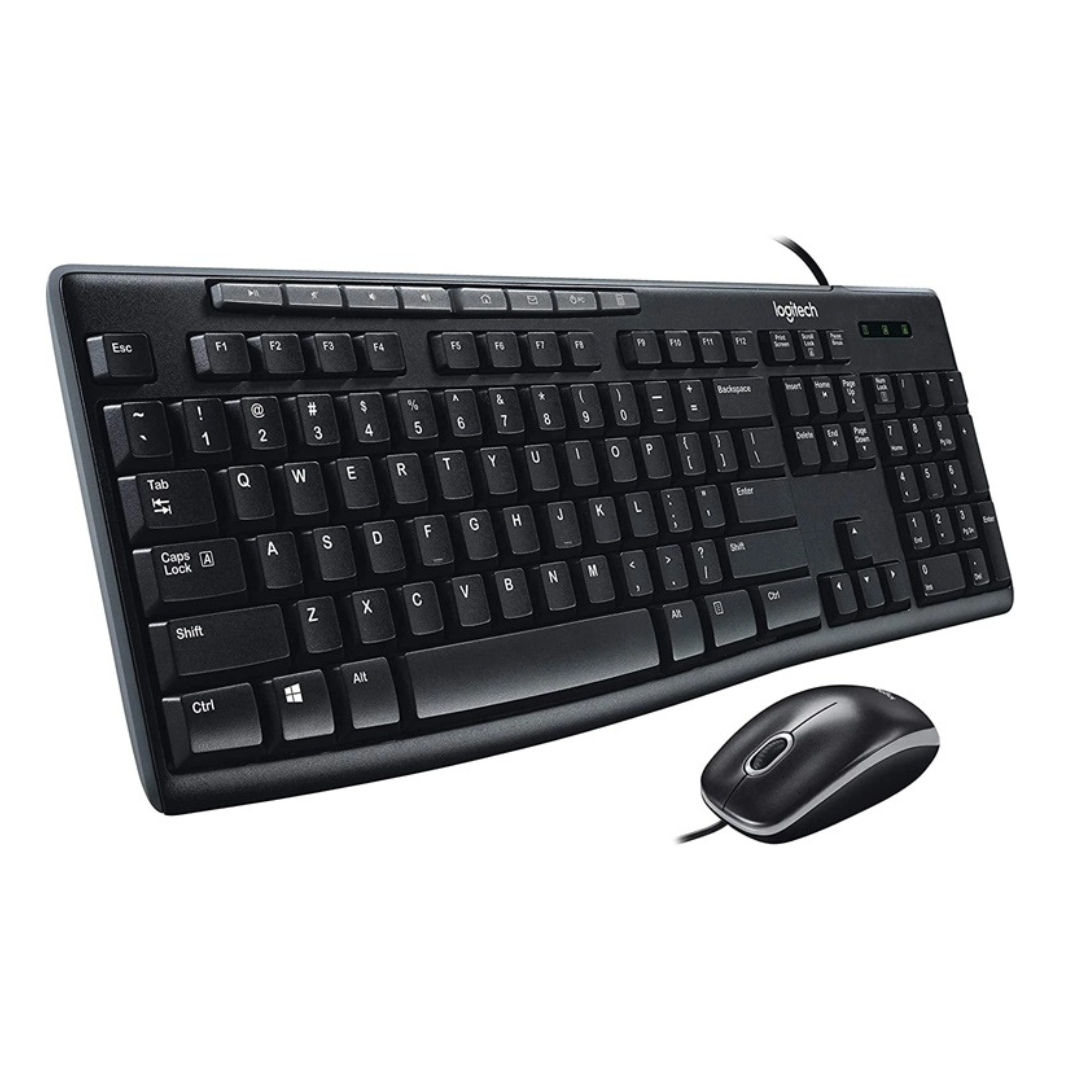 Teclado Y Mouse Logitech Multimedia Mk200
