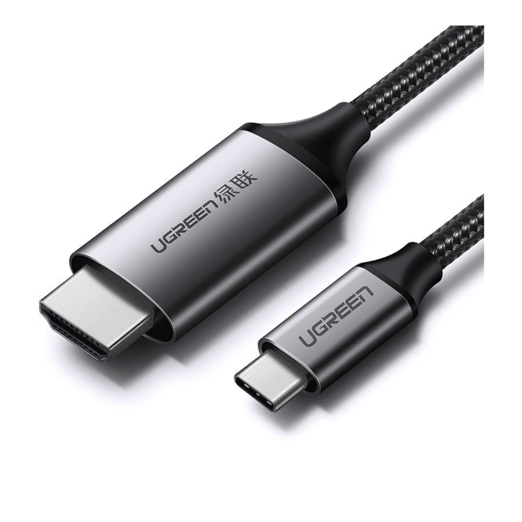Cable Ugreen MM142 USB-C A HDMI 4K 1.5 metros 50570 Negro/Gris