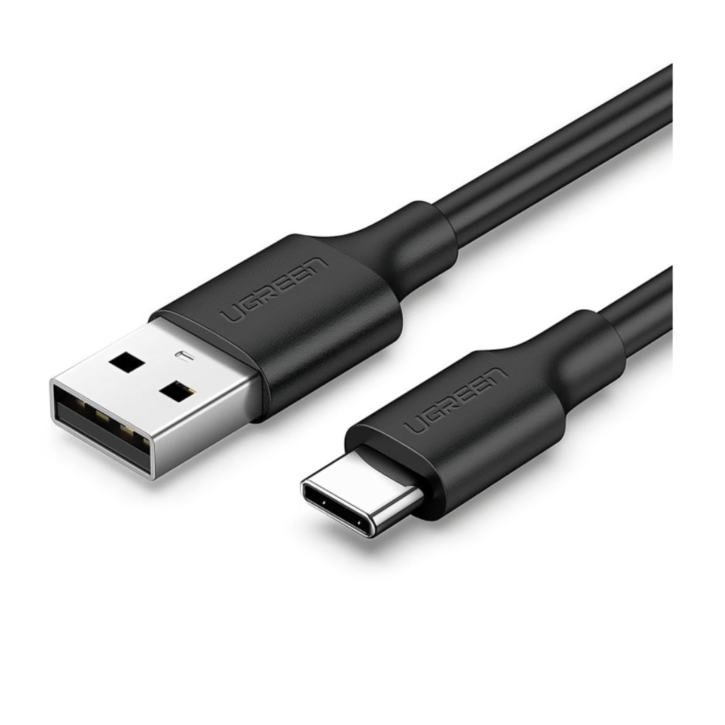 Cable Ugreen US287 USB-A 2.0 A USB-C 1.5 metros 60117 Negro