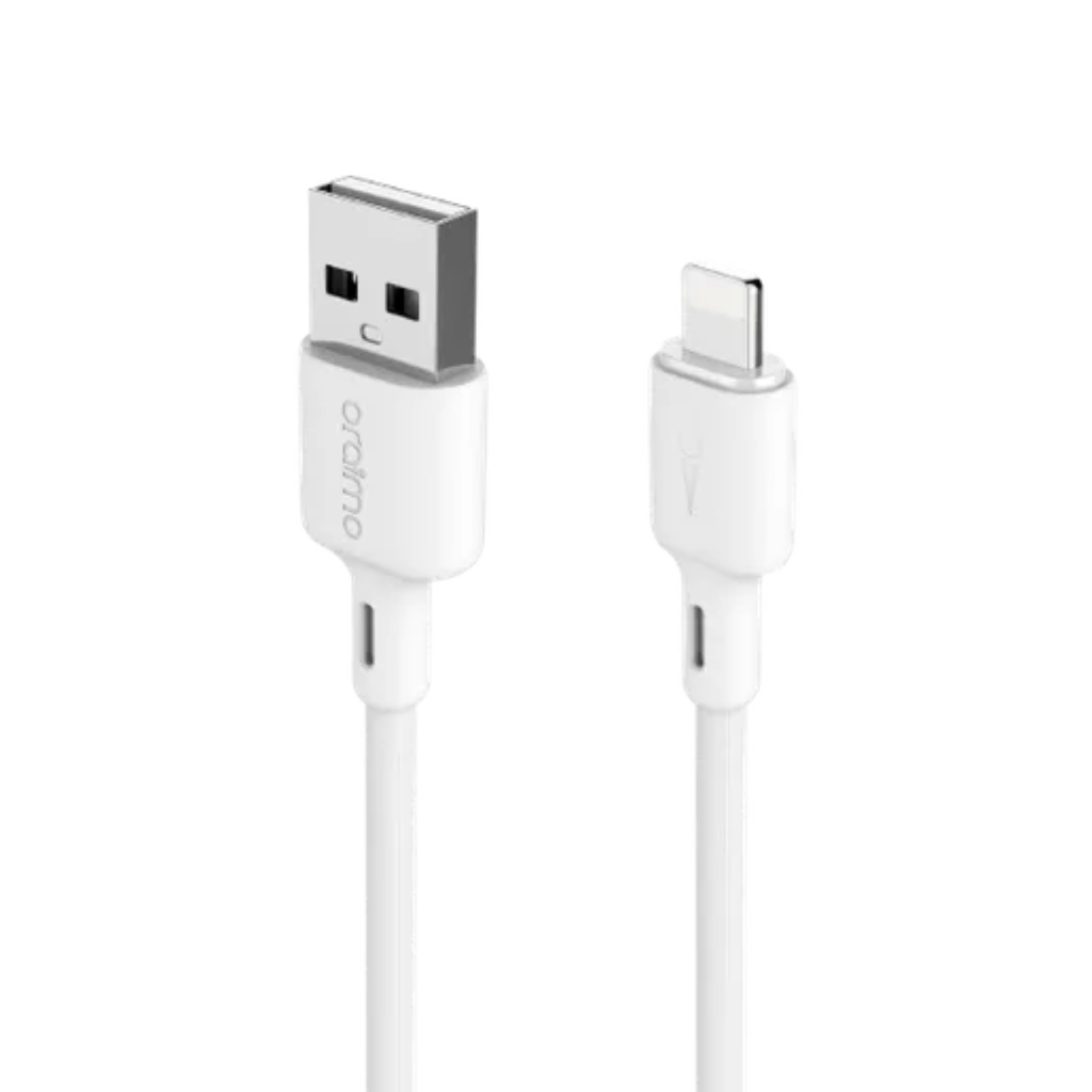 Cable USB-A a Lightning Oraimo Dura Line 2 2A 1M OCD-L53 BlANCo