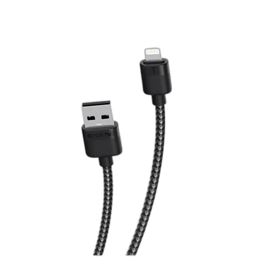 Cable USB-A a Lightning Oraimo Dura Line 3 2A 1M OCD-L32 Negro