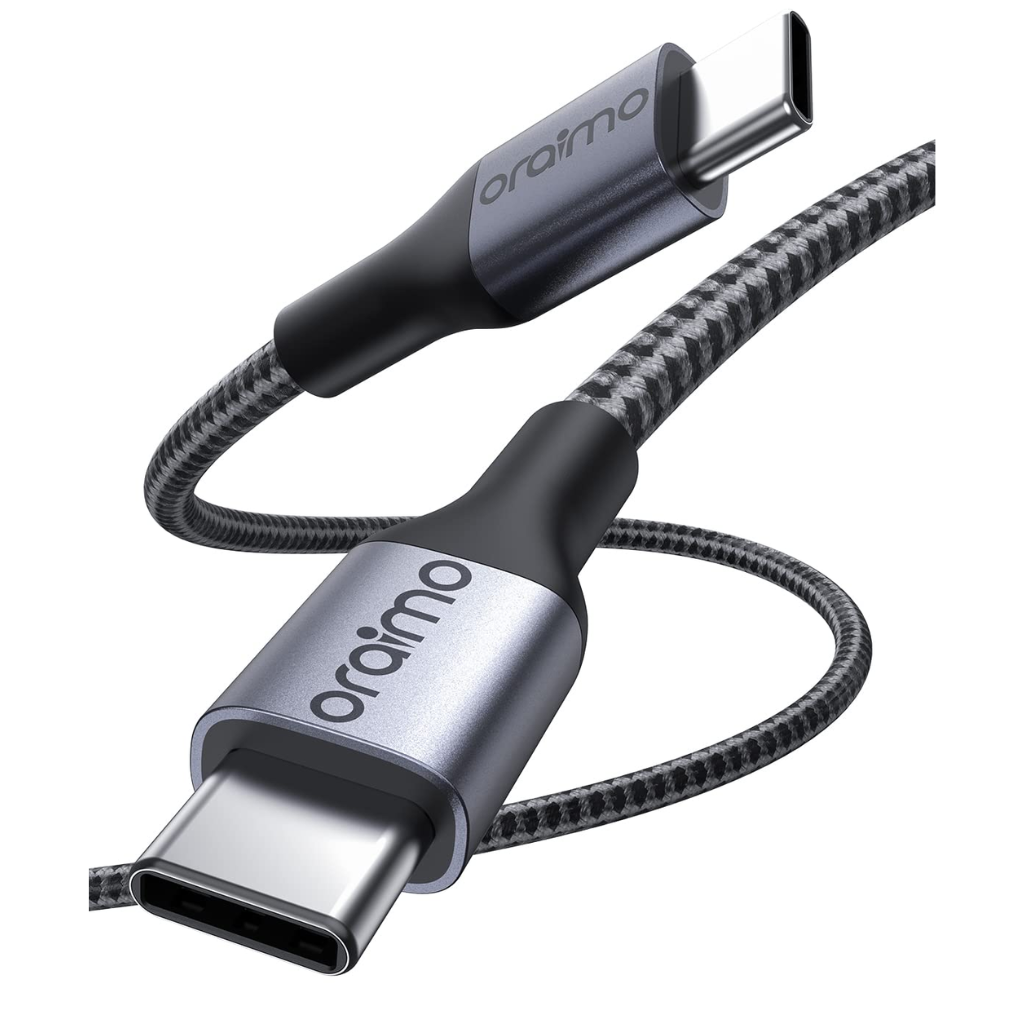 Cable USB-C a USB-C Oraimo OCD-173Cc 5A 3M Gris