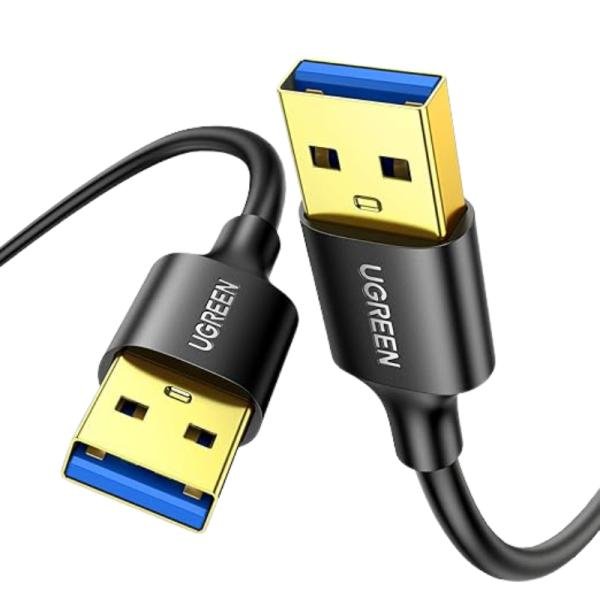 Cable Ugreen US128 USB-A 3.0 Macho A Macho 2M Negro