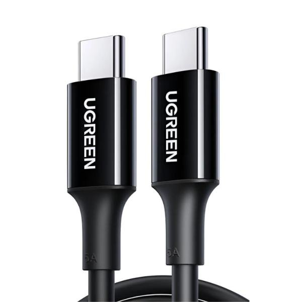 Cable Ugreen USB-C a USB-C Carga Rapida PD 5A 1M Negro