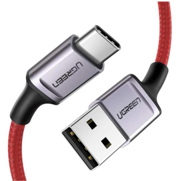 Cable Ugreen US505 USB 2.0 A USB-C 6A 1M Rojo