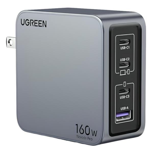 Cargador Ugreen X763 Nexode Pro 160W 160W 4 Puertos De Carga Rapida