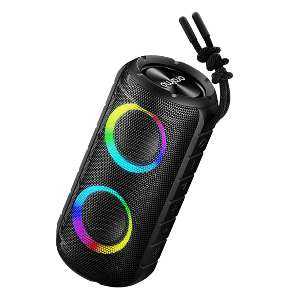 Parlante RGB Oraimo Rover 12W Bluetooth a Prueba de Salpicaduras OBS-53D Negro