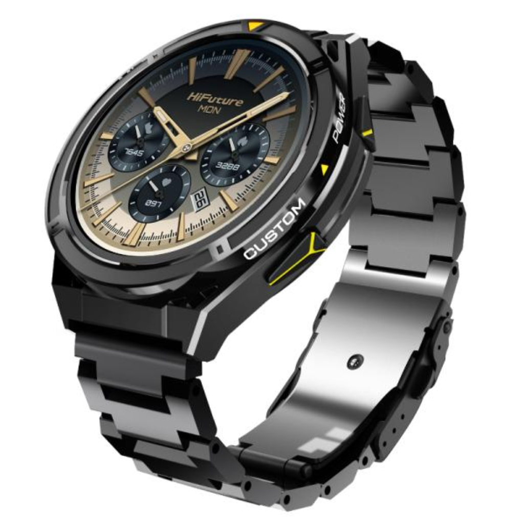 Smart Watch HiFuture ACTIVE de 22mm Negro/Amarillo