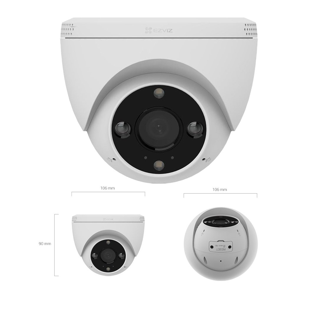 Cámara de Vigilancia WiFi exteriores EZVIZ H4 2K