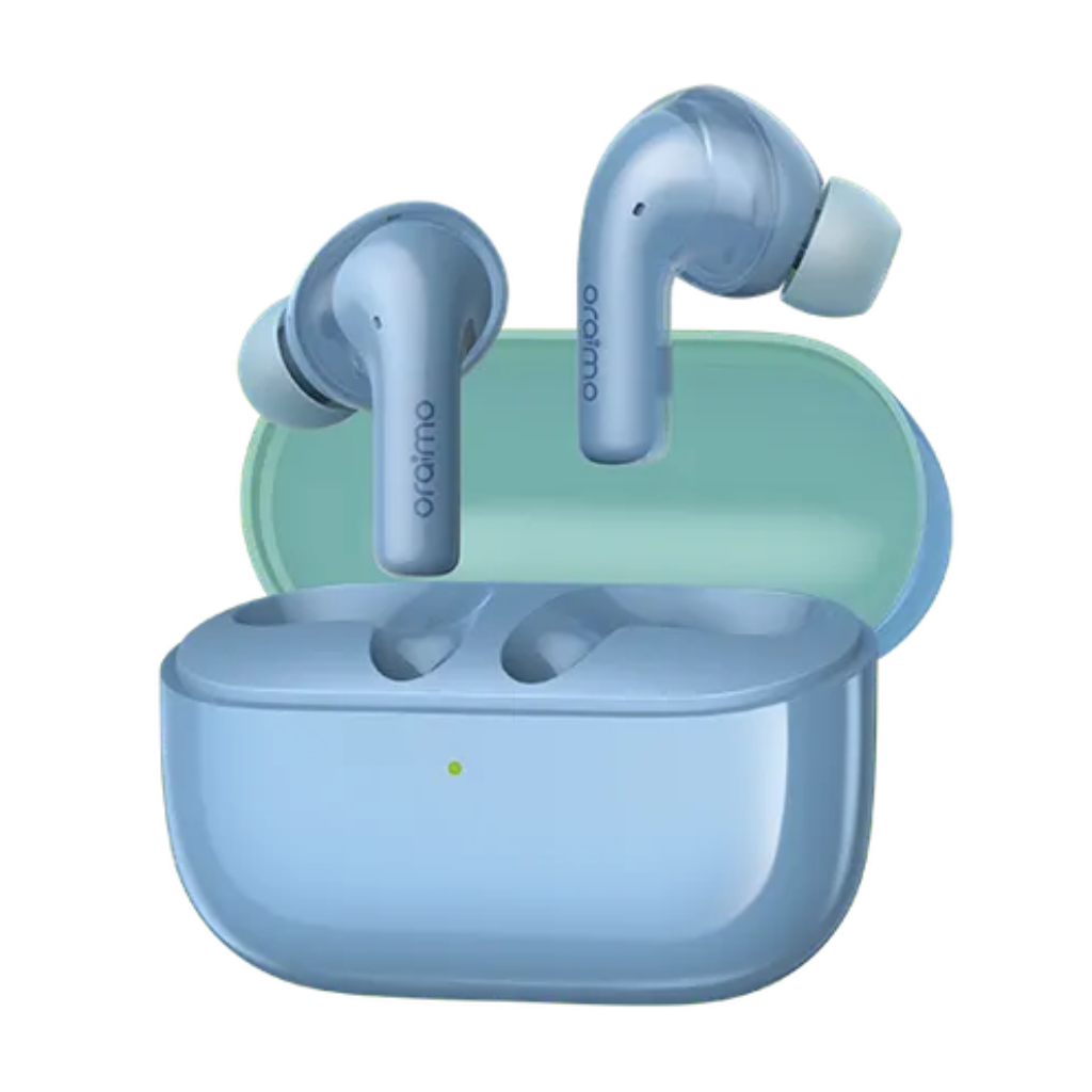 Audifono Oraimo SpaceBuds Z ANC Inalámbrico Bluetooth IPX5 OTW-625 Celeste