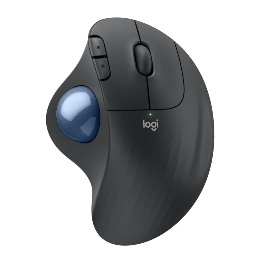 MOUSE TRACKBALL LOGITECH ERGO M575S INALAMBRICO BLUETOOTH + RECEPTOR 910-007031 NEGRO