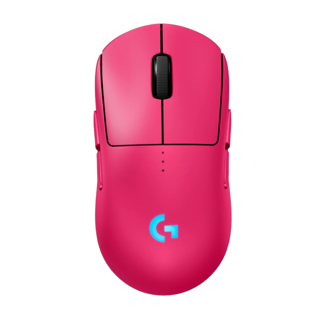 MOUSE GAMING LOGITECH PRO 2 LIGHTSPEED INALAMBRICO CON RECEPTOR 910-007291 ROSADO